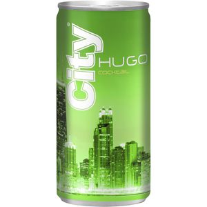 City Hugo Cocktail mit Holunderblüten und Limetten Geschmack 200ml