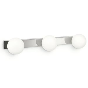 Philips myBathroom Wandleuchte Drops 3 × 42 W Chrom / Weiß 340551116