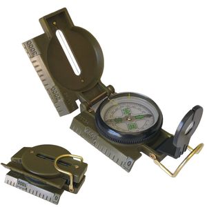 Militär Marschkompass, Professioneller Taschenkompass Peilkompass Kompass Compass für Jagd Wandern und Aktivitäten Camping im Freien, Wasserfest und Stoßfest