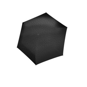 reisenthel umbrella pocket mini, Regenschirm, Knirps, Regen Schirm, Taschenschirm, Polyestergewebe, Signature Black Hotprint, RT7058