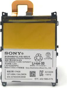 Akku für Smartphone Sony Ericsson Typ LIS1525ERPC Original