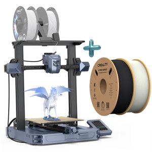 Creality CR10-SE 3D-Drucker (Ender3 S1 Pro aktualisierte Version)+ 1Kg Schwarz + 1Kg Weiß 1,75-mm PLA Filament