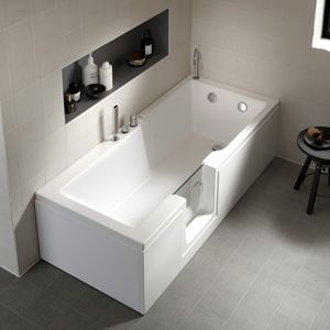 EVOLVE Badewanne mit Tür/Seniorenbadewanne 170x75cm Ausführung Links EVOLVE Badewanne mit Tür/Seniorenbadewanne 170x75cm Ausführung Links