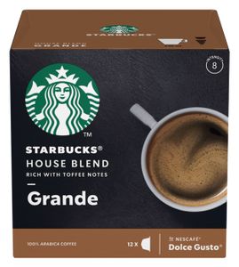 Starbucks by Nescafe Dolce Gusto 12 Kapseln House Blend Grande Arabica Kaffee 102g