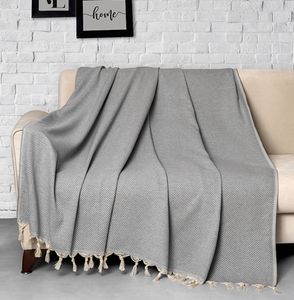 L'Essentiel Linge de Maison, Trendy - Grey (230), Sofabezug, 100% BAUMWOLLE, Grau, 170 x 230 cm