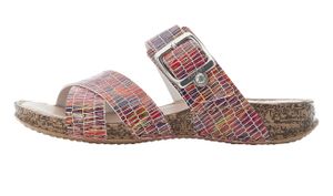 Rieker Damen Schuhe Pantoletten Clogs 61198-90, Größe:38 EU, Farbe:Mehrfarbig