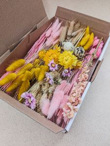 Trockenblumen verschiedene Sorten Mix DIY Set gemischte Blumen Deko Größe M