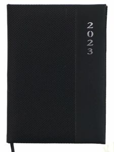 GKA 2023 Taschenkalender Elegance schwarz A6 Business Terminplaner Kalender