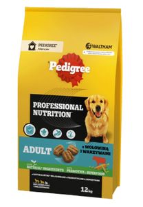 Pedigree Professional Nutrition Adult Rind & Gemüse 12 kg Trockenfutter für ausgewachsene Hunde