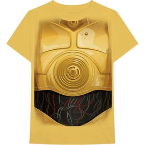 Star Wars - T-Shirt für Herren/Damen Unisex RO9167 (XXL) (Gelb)