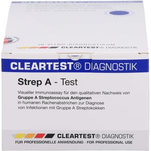 CLEARTEST Strep A Kassettentest 20 Teste 20 Teste1 Pack