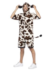 Kuhkostüm Kostüm Kuh Overall Tier Tierkostüm JGA Herren Cow Karneval Fasching XL