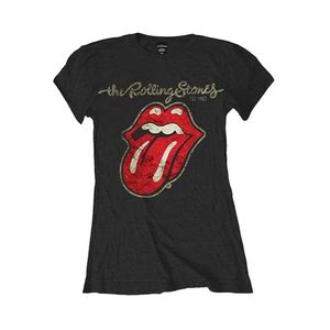 The Rolling Stones - "Plastered" T-Shirt für Damen RO2925 (M) (Schwarz)