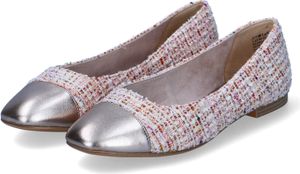 Tamaris Damen Ballerinas Mehrfarbig Textil-Synthetik-Mix Größe: 41