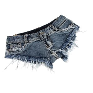 Niedrige Taille Shorts Mini Hot Pants Jeans Micro Sport Denim Strand lässig Dame M Größe M