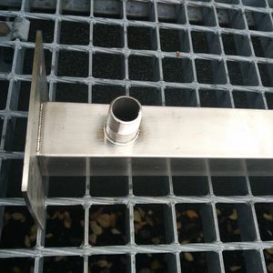 Köhko Wassersäule 650 mm aus Edelstahl V2A Wasserzapfstelle Gartenzapfstelle 45022-065