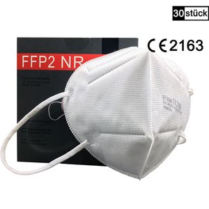 30 Stück einzeln verpackte FFP2  Mundschutzmaske /   Mund-Nasenschutz Masken Atemschutzmaske
