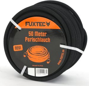 FUXTEC 15m/30m/50m Perlschlauch mit großem Zubehör Set 50m
