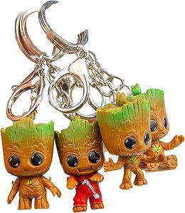Baby Groot Schlüsselanhänger Metall Dekorative Merchandise - Action Figuren aus dem Filmklassiker "I Am Groot