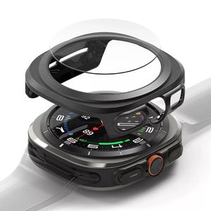 Etui Ze Szkłem Ringke Slim & Tempered Glass Do Samsung Galaxy Watch Ultra (47 Mm) Titanium Black