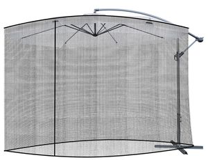 Insektenschutz für Sonnenschirme Moskitonetz Reißverschluss Fliegengitter 12266, Größe:3 m