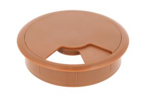 80mm ø Kabeldurchlass braun Kabeldurchführung Kabeldose Kunststoff Kabelöffnung