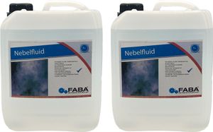 Smoke Fluid Nebelfluid Nebel-Fluid für Nebelmaschine, Laser- und Lichtshow 2 x 5 L inkl. Ausgießer