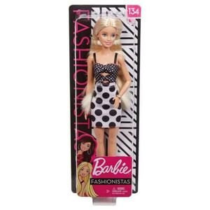 Barbie Fashionistas. Lalka różowa koszulka HRH13