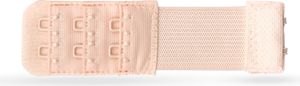 BH Verlängerung, flexible Erweiterung für BH's - Elastischer Bra Extender 2 Haken, Ösen - 9,5cm x 2,5cm ( Beige ) - BH-Verlängerer