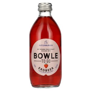 Katlenburger Bowle To Go Erdbeere mit fruchtig reinem Fruchtsaft 330ml