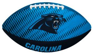Wilson NFL Team Tailgate Carolina Panthers Jr Ball WF4010005XBJR, American-Football-Bälle, Unisex, Blau, Größe: 7