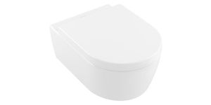 Villeroy & Boch Avento - Závesné WC s doskou SoftClosing, DirectFlush, CeramicPlus, alpská biela 5656HRR1