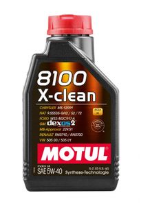 Motul 8100 X-Clean 5W40 5W-40 1 L (109227)