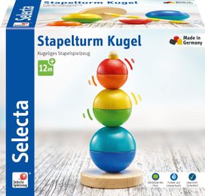 Selecta Holzspielzeug Stapelturm Kugel
