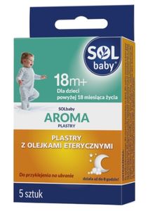 SOLbaby, Aroma, +18m, Plastry, 5 sztuk