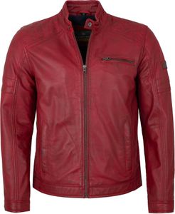 Redpoint - Herren Lederjacke Lammnappa rot : 68