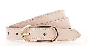 Tamaris Leder Gürtel Slim Belt W105 Vanilla beige