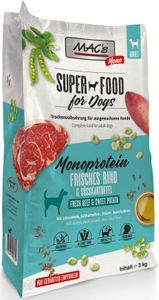 MAC's Dog Hundefutter Monoprotein Rind Trockenfutter Superfood 3kg getreidefrei