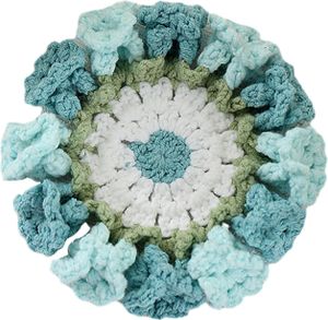 Blumenweb-Untersetzer, rutschfeste Getränkehalter, Tischsets, dekorative gehäkelte Maiglöckchen-Getränkematte, wiederverwendbare Tischmatte, Küchenzubehör Blumenweb-Untersetzer, rutschfeste Getränkehalter, Tischsets, dekorative gehäkelte Maiglöckchen-Getränkematte, wiederverwendbare Tischmatte, Küchenzubehör