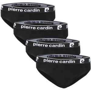 Pierre Cardin Herren Slip 4er Pack 100% Baumwolle PCA/1/SCX4/CLASS/D, Farbe: Schwarz, Große: XL