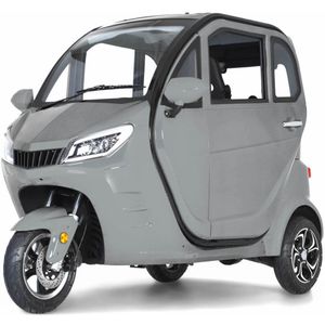 Kabinenroller Cruise, herausnehmbarer Lithium-Akku, 45kmh, 70km RW, Straßenzulassung, Grau