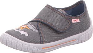 Superfit Kinder Hausschuh Bill 1-800278-2050 Klett grau Bagger Gr.23-35 EUR 34