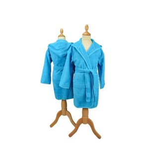 A&R Towels dětský župan Boyzz & Girlzz s kapucí RW6033 (12/14 let (152)) (Aqua Blue)