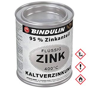 Bindulin Flüssig Zink Silber 95 Prozent Zinkanteil Metalldose 125ml