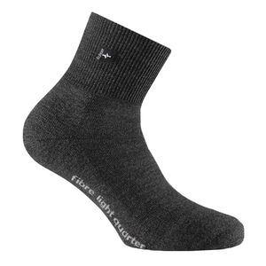 ROHNER Fibre Light Quarter Socken grau 36/38