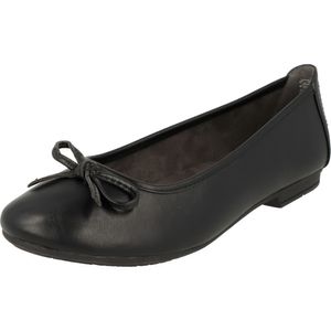 Jana Vegan 8-22163-28 Damen H-Weite Schuhe festliche Ballerina Schleife Black