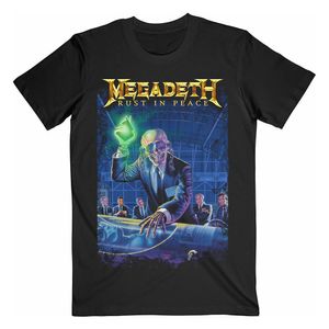 Megadeth - Tričko "Rust In Peace 30th Anniversary" pro muže RO525 (M) (Schwarz)