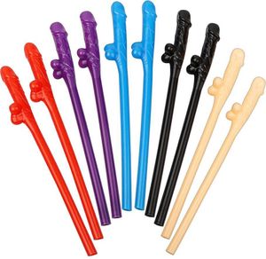 10pcs Personalisierte Strohhalme für Hochzeiten Junggesellenabteilung Roseblau schwarzes Fleisch
