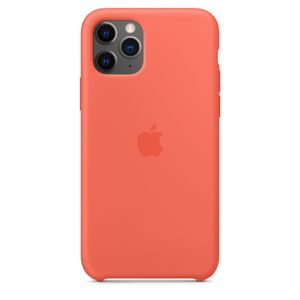 Apple Silikon Case iPhone 11 Pro clementine