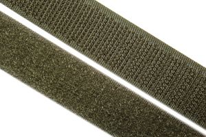 dalipo - Klettband  zum annähen, aufnähen - 20 mm Breite - khaki